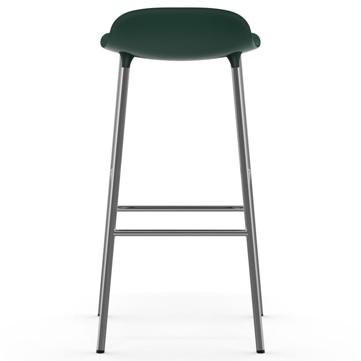 Form barstol forkromede bein 75 cm, Grønn Normann Copenhagen