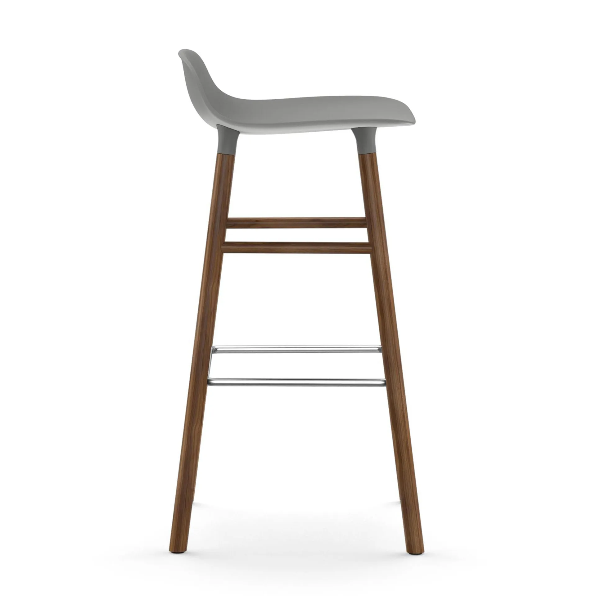 Form barstol valnøttbein 75 cm, grå Normann Copenhagen