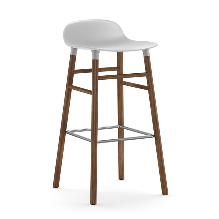 Form barstol valnøttbein 75 cm, hvit Normann Copenhagen