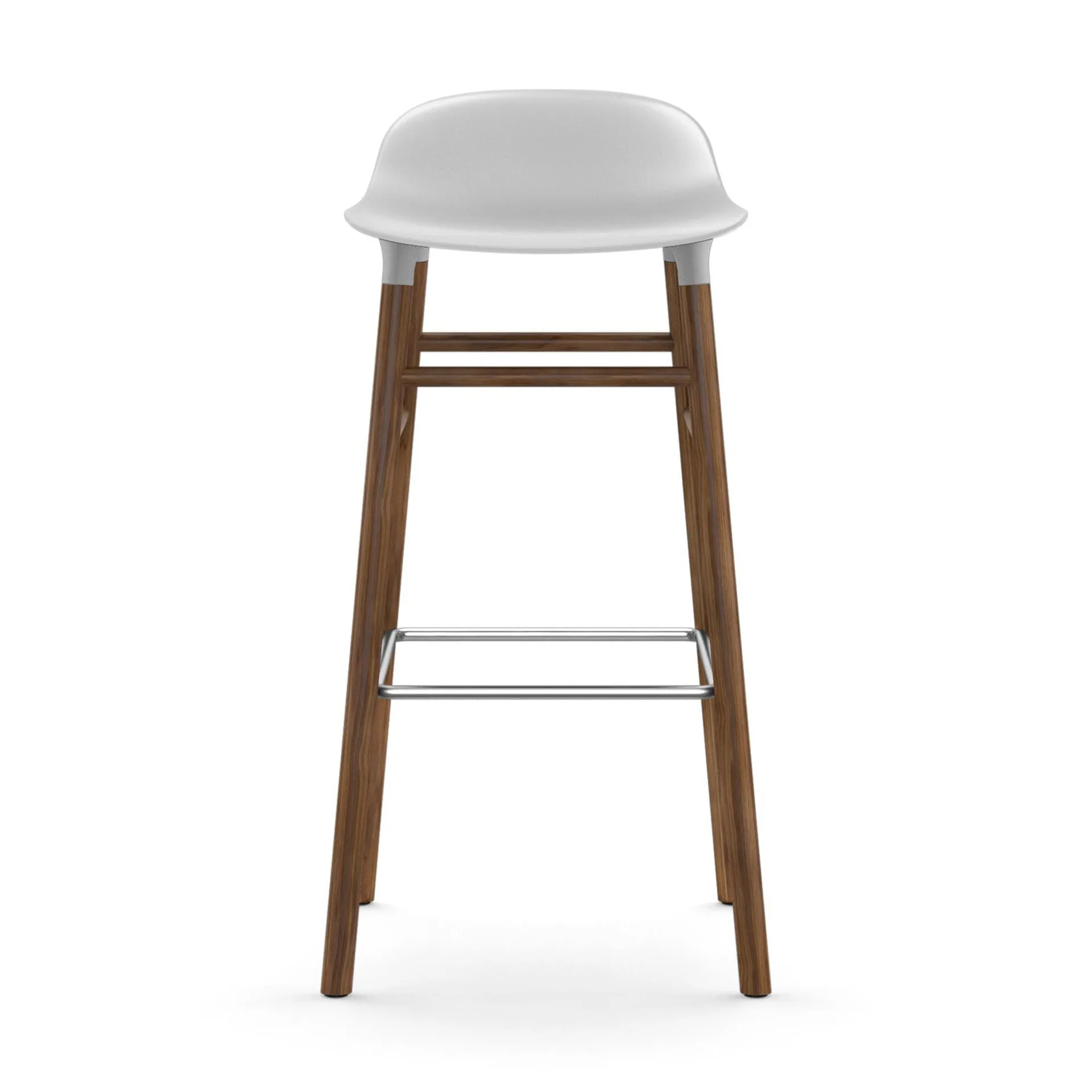 Form barstol valnøttbein 75 cm, hvit Normann Copenhagen