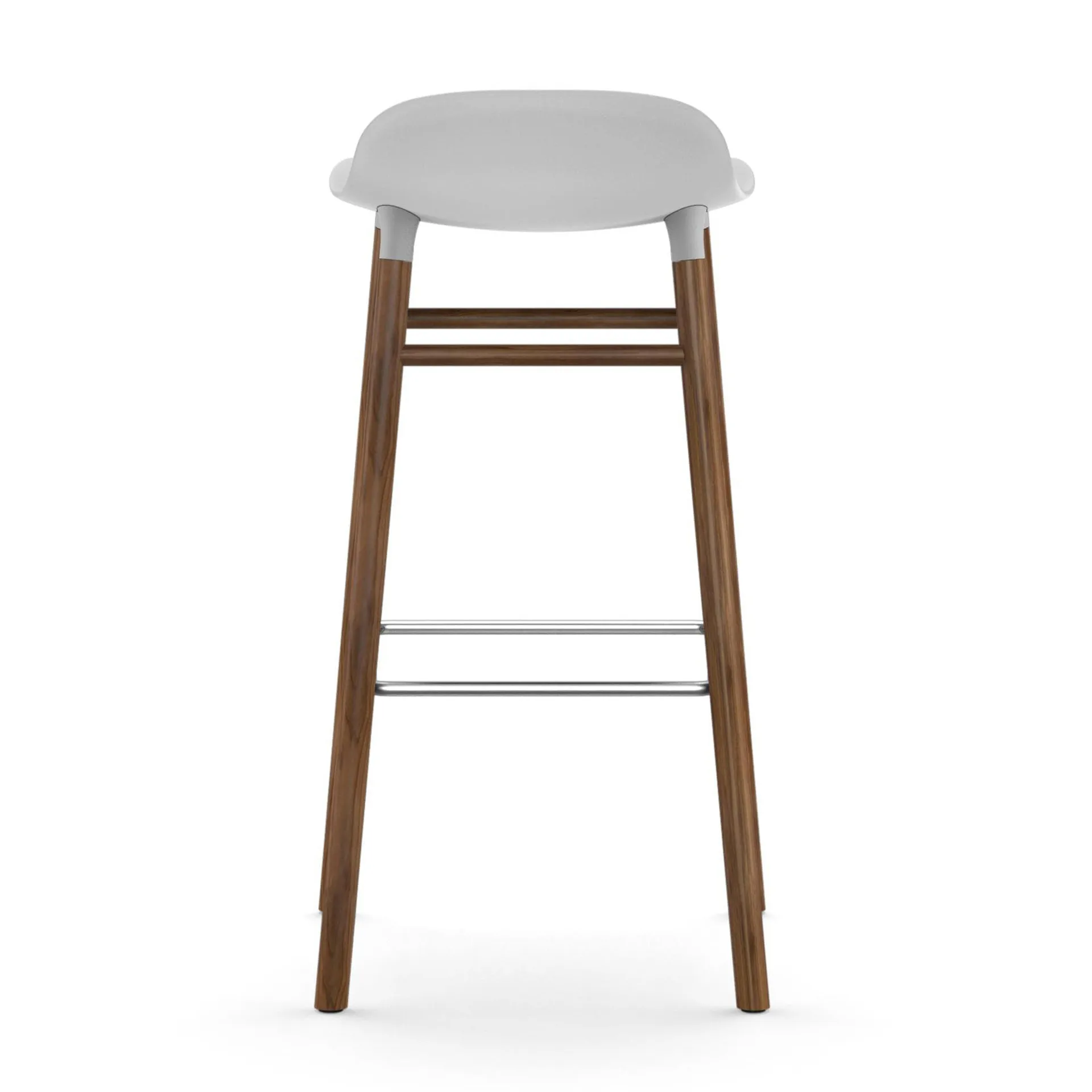 Form barstol valnøttbein 75 cm, hvit Normann Copenhagen