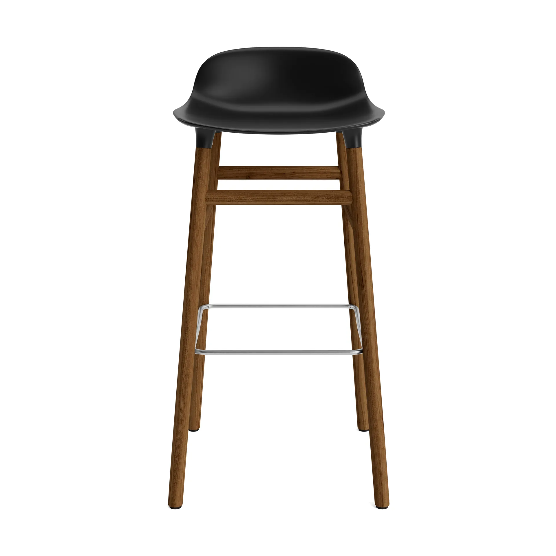 Form barstol valnøttbein 75 cm, svart Normann Copenhagen