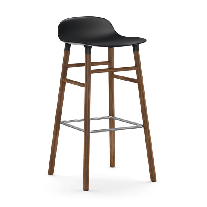 Form barstol valnøttbein 75 cm, svart Normann Copenhagen