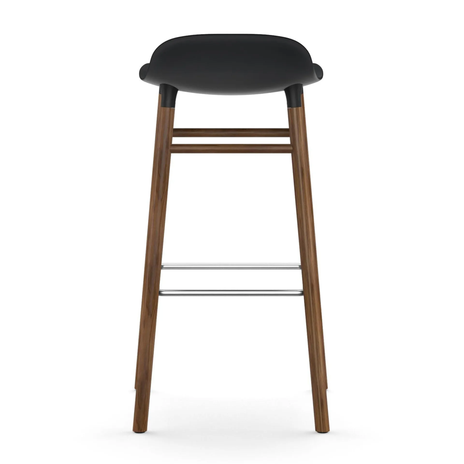 Form barstol valnøttbein 75 cm, svart Normann Copenhagen