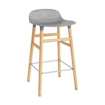 Form Chair barstol eikben - grå - Normann Copenhagen