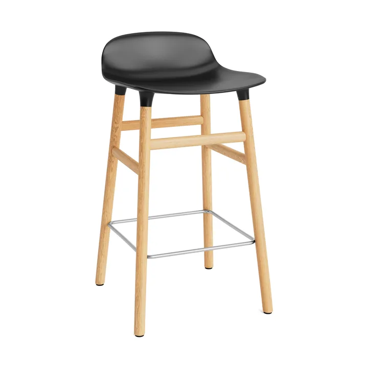 Form Chair barstol eikben - svart - Normann Copenhagen