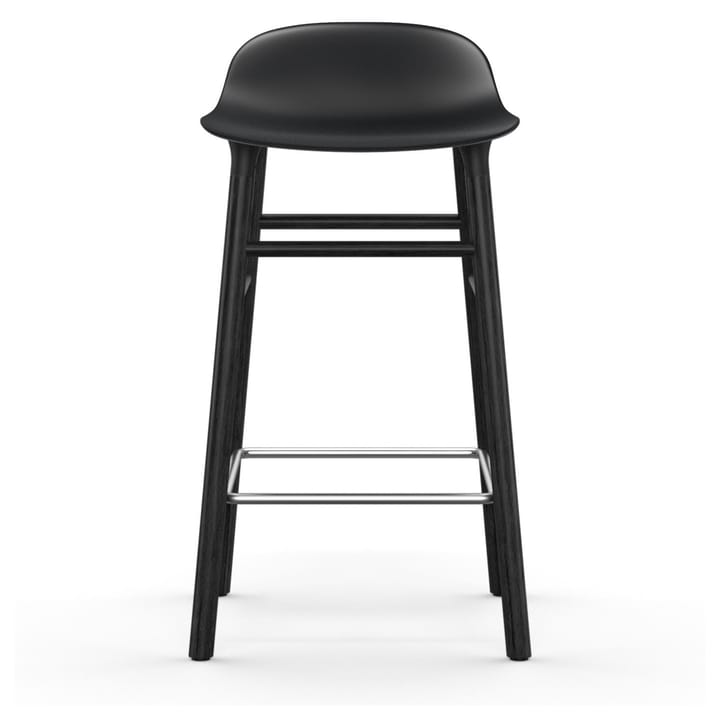 Form Chair barstol lakkerte eikebein 65 cm, svart Normann Copenhagen