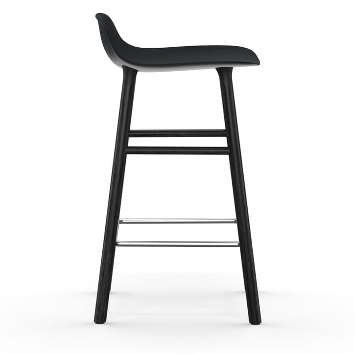 Form Chair barstol lakkerte eikebein 65 cm, svart Normann Copenhagen