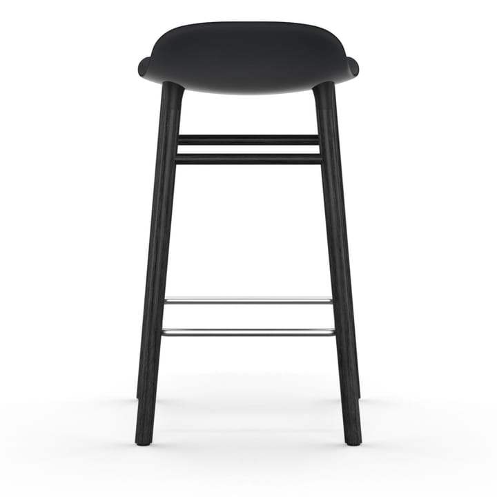 Form Chair barstol lakkerte eikebein 65 cm, svart Normann Copenhagen