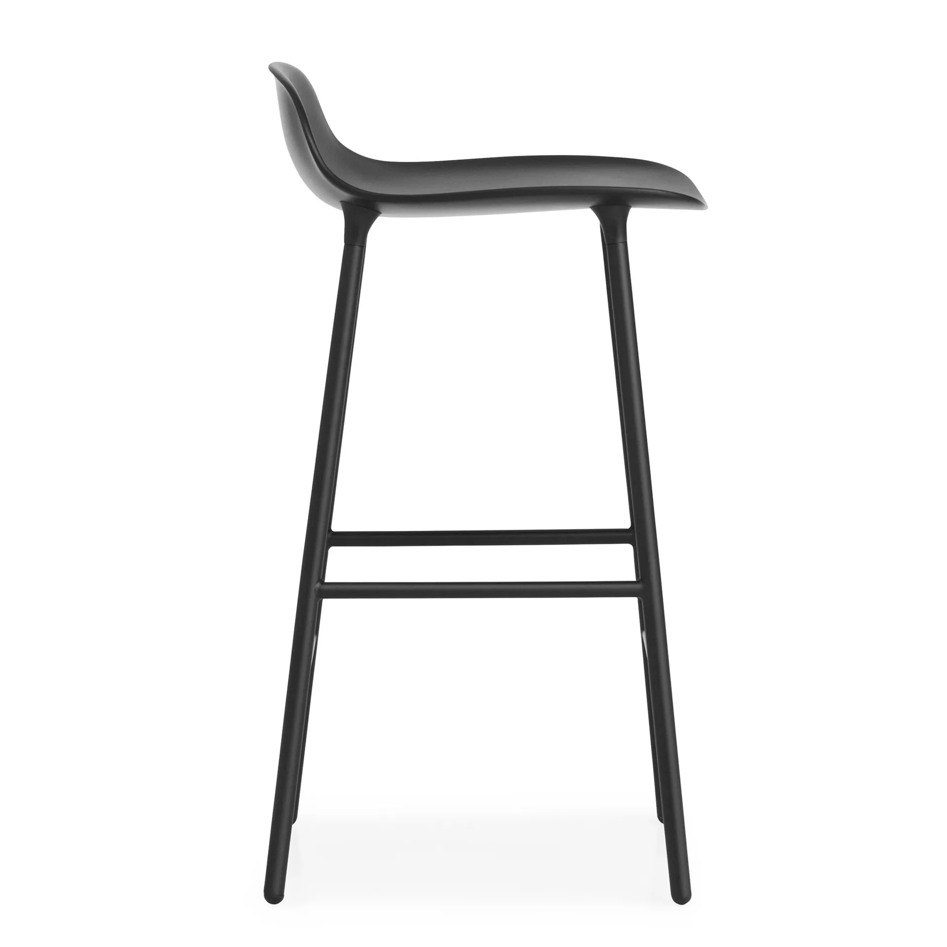 Form Chair barstol metallben, Svart Normann Copenhagen