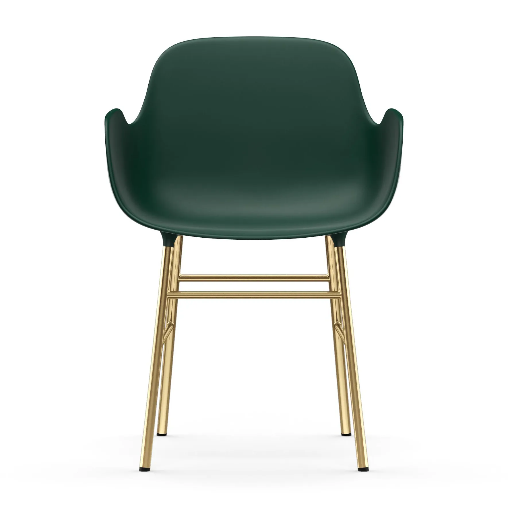 Form karmstol messingsbein, Grønn Normann Copenhagen