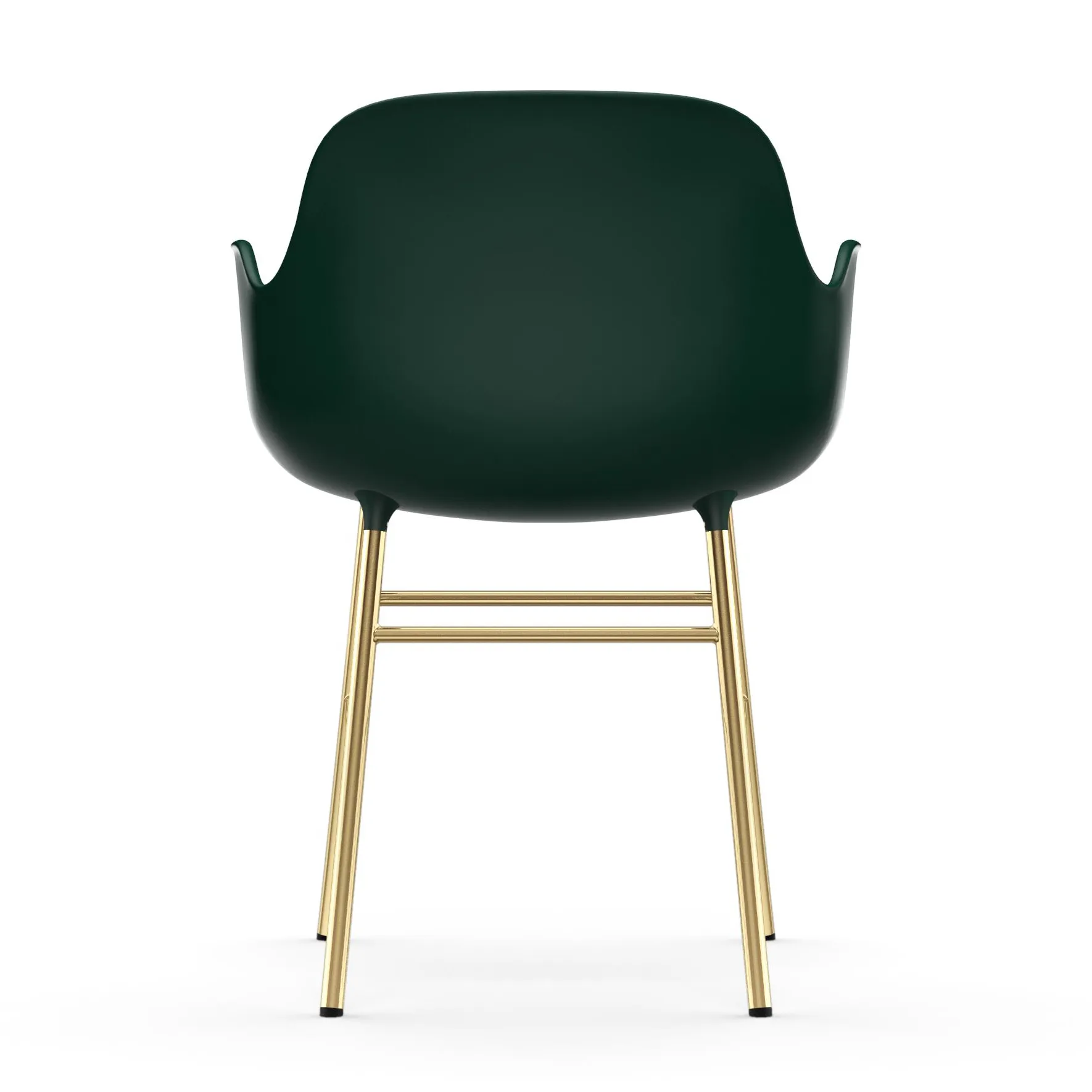 Form karmstol messingsbein, Grønn Normann Copenhagen