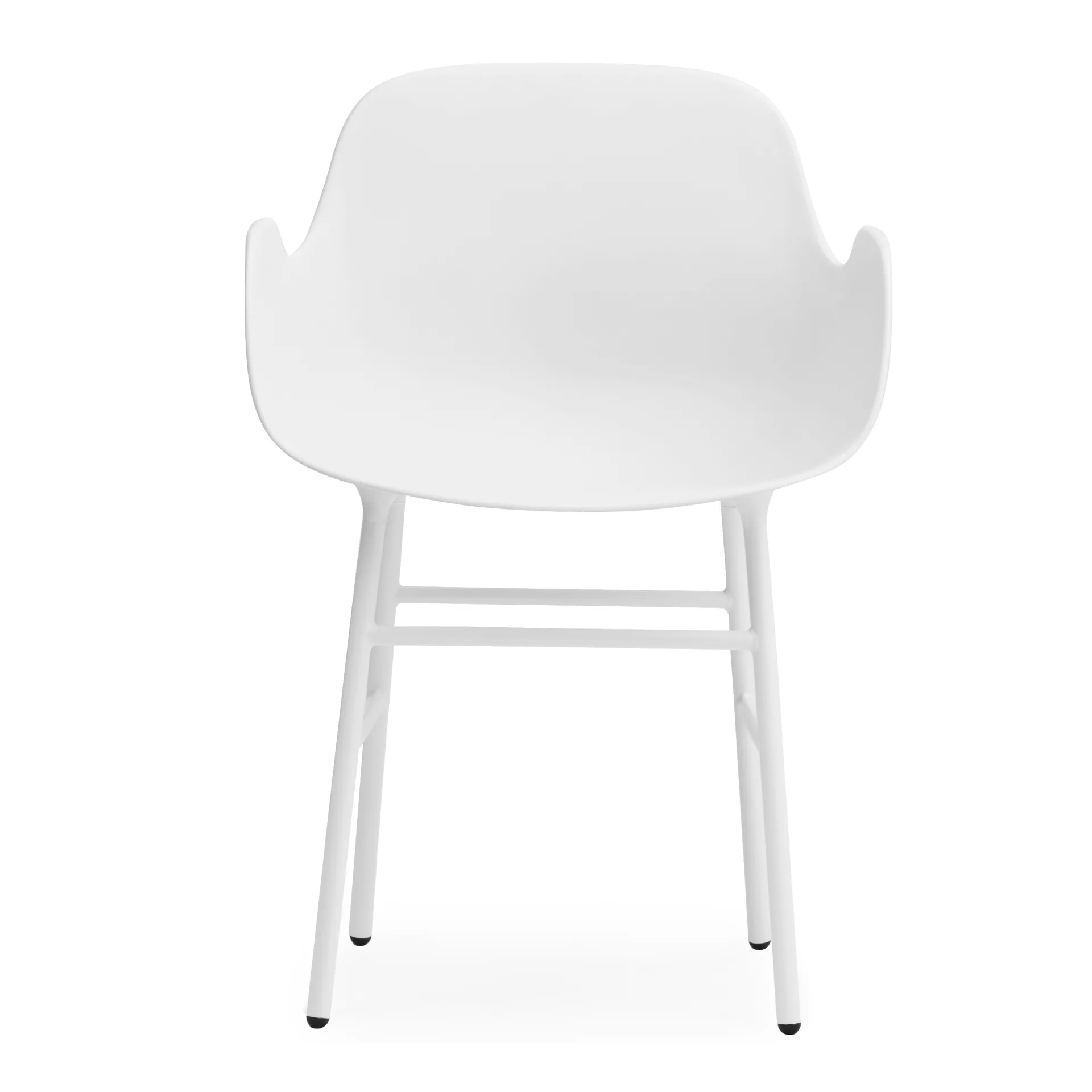 Form karmstol metallbein, Hvit Normann Copenhagen