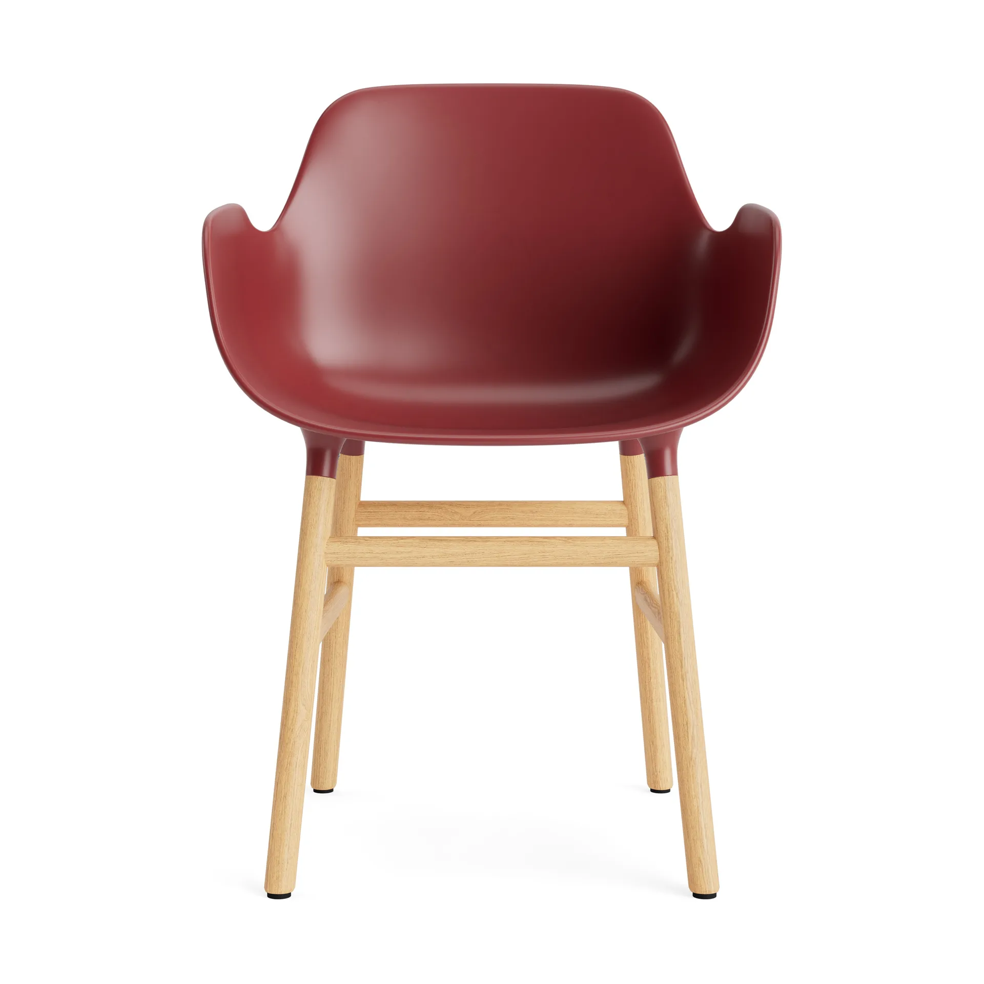 Form karmstol, red, eikeben Normann Copenhagen