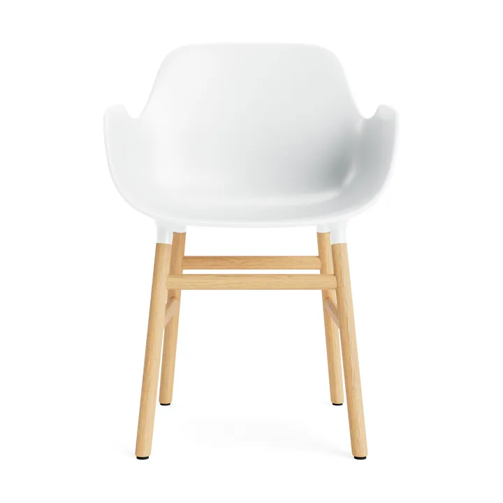 Form karmstol - white, eikeben - Normann Copenhagen