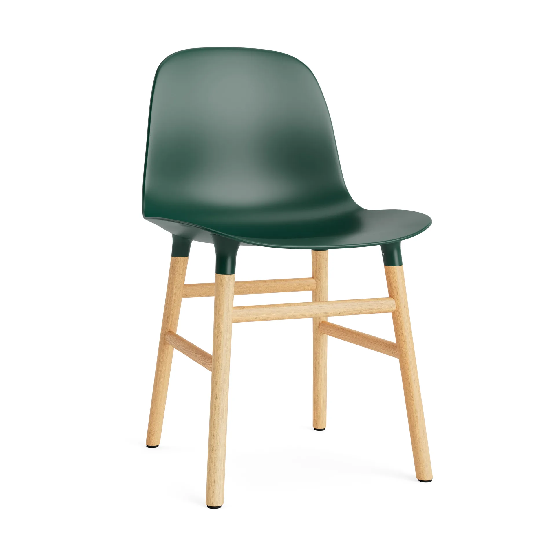 Form stol, green, eikeben Normann Copenhagen