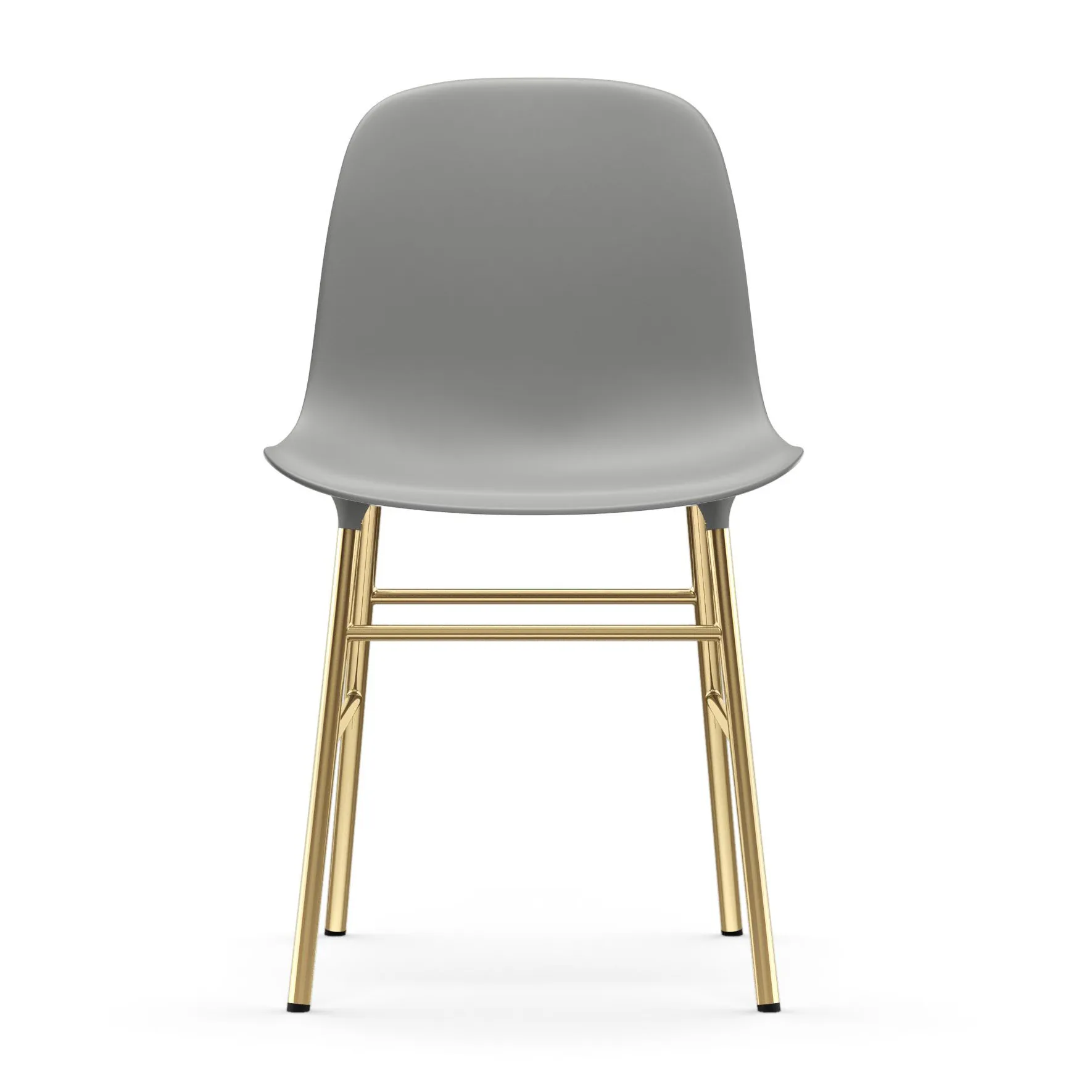 Form stol messingsbein, Grå Normann Copenhagen