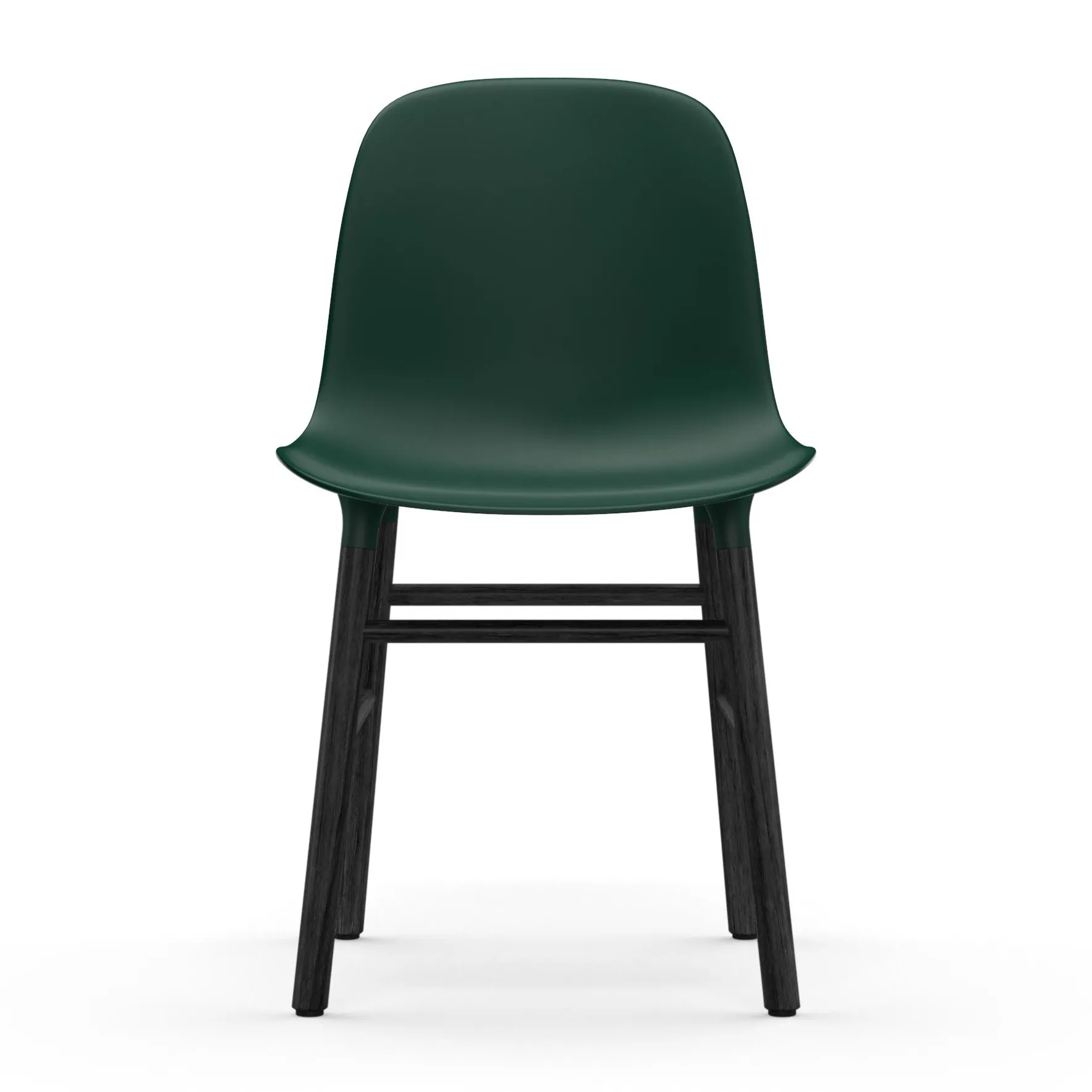 Form stol svart bein, Grønn Normann Copenhagen