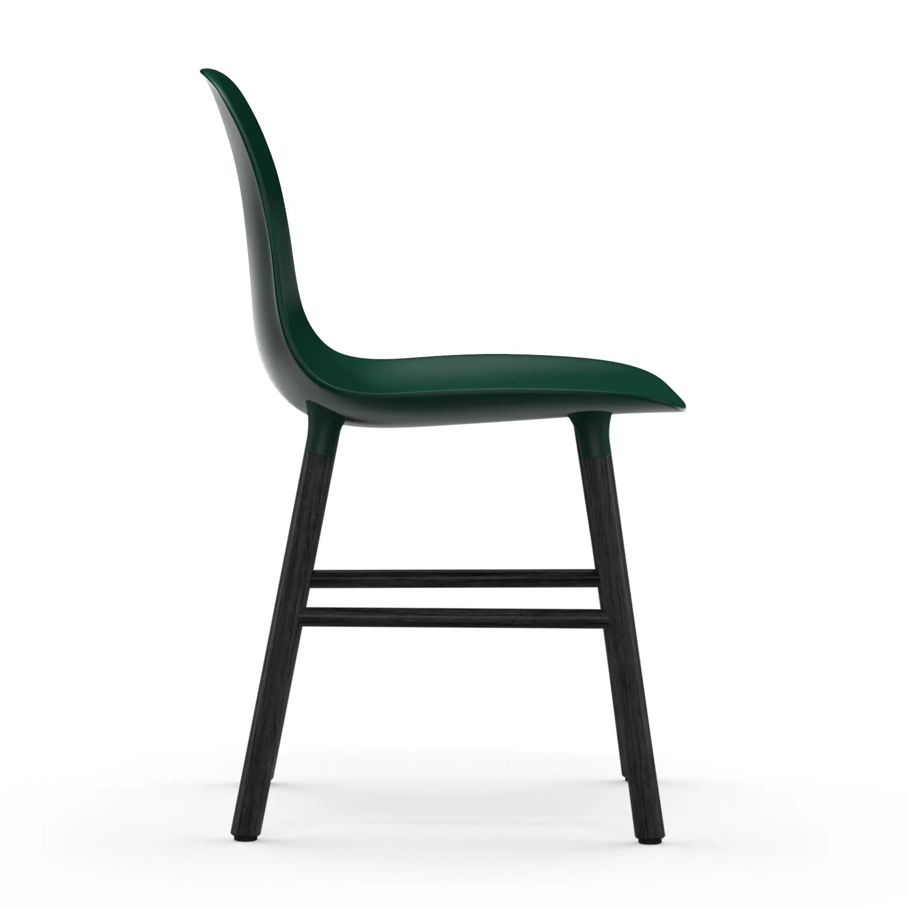 Form stol svart bein, Grønn Normann Copenhagen