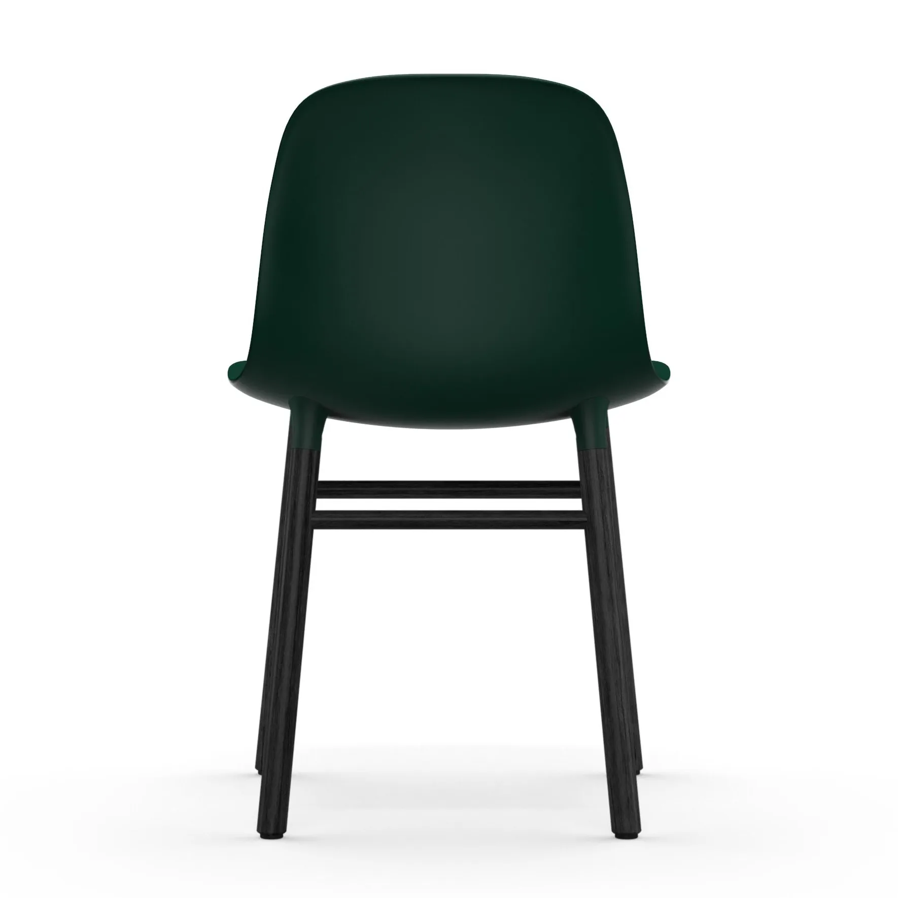 Form stol svart bein, Grønn Normann Copenhagen