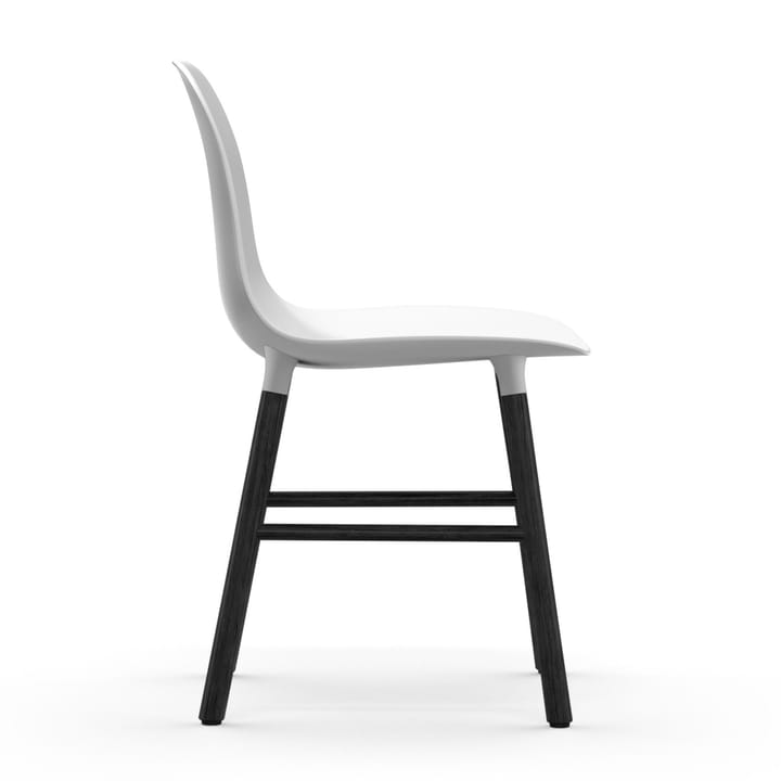 Form stol svart bein, Hvit Normann Copenhagen