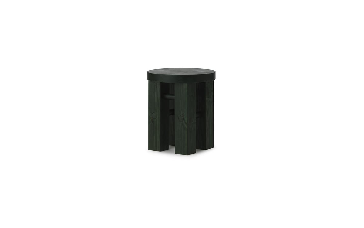 Normann Copenhagen Fyr pall 45 cm Mørkegrønn