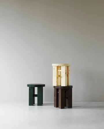 Fyr rund krakk 45 cm - Pine, Ø40x45 cm - Normann Copenhagen