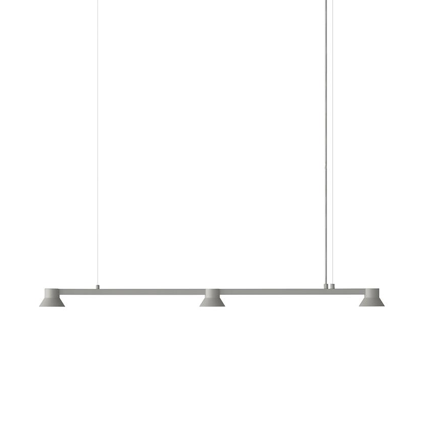 Hat taklampe lineær liten Warm grey