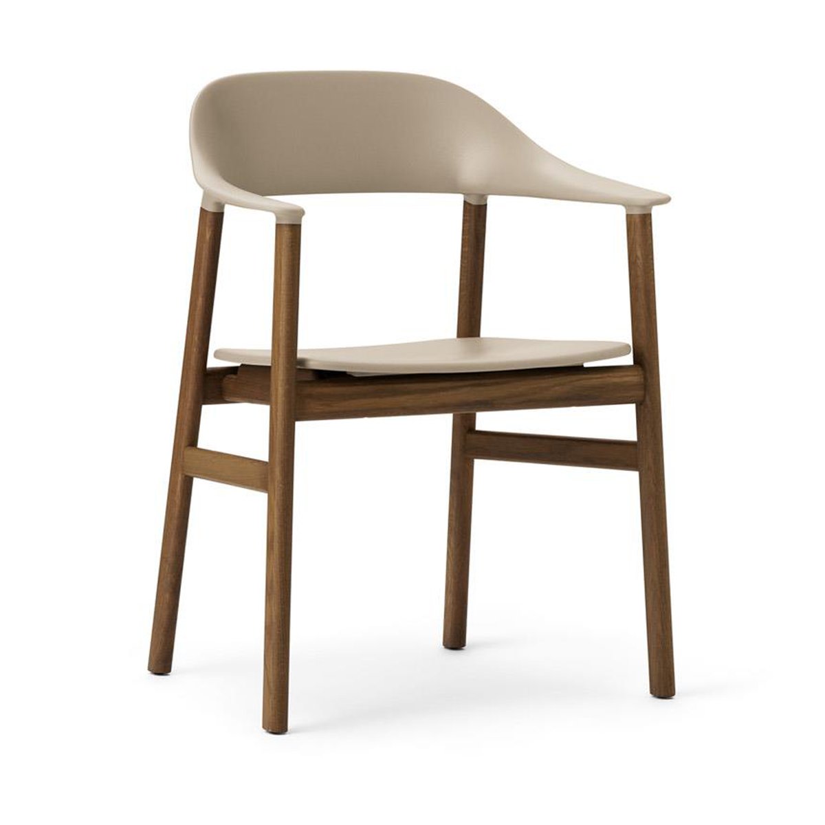 Normann Copenhagen Herit karmstol røkt eik Sand