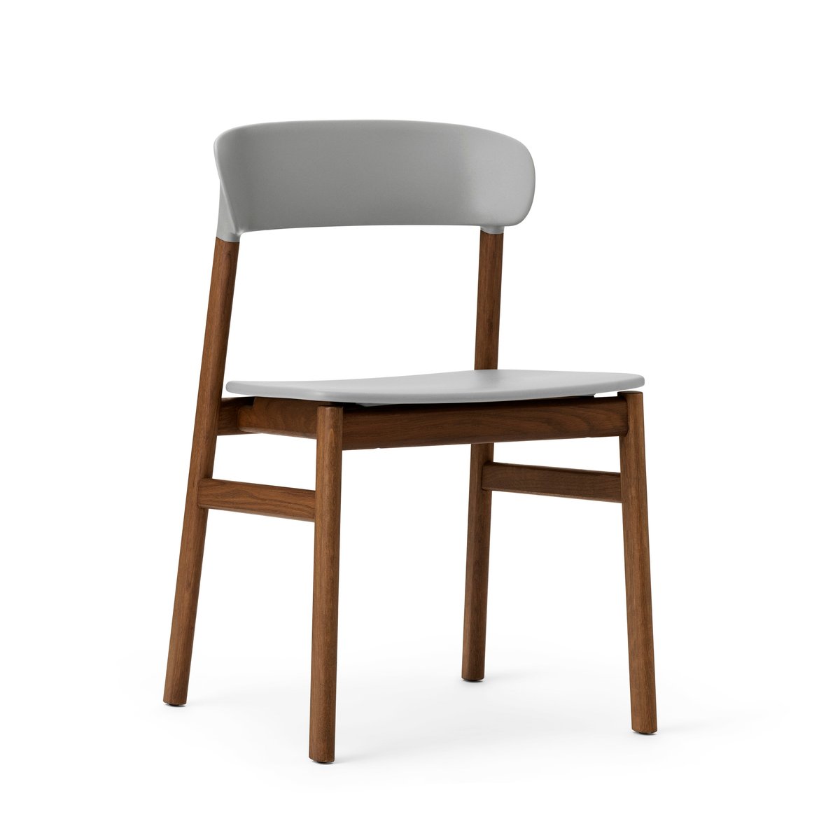 Normann Copenhagen - Herit Chair Smoked Oak Grey - Spisestoler - Simon Legald - Grå - Tre/Plast