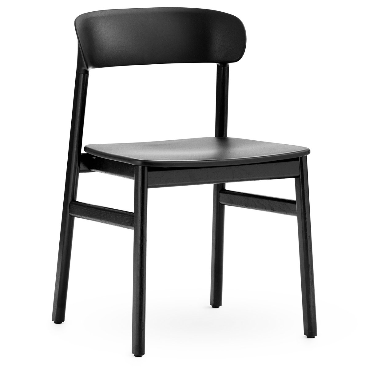 Normann Copenhagen - Herit Chair Black Oak Black - Spisestoler - Simon Legald - Svart - Tre/Plast
