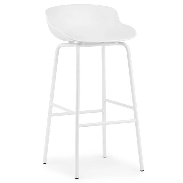 Hyg barstol metallben 75 cm, Hvit Normann Copenhagen