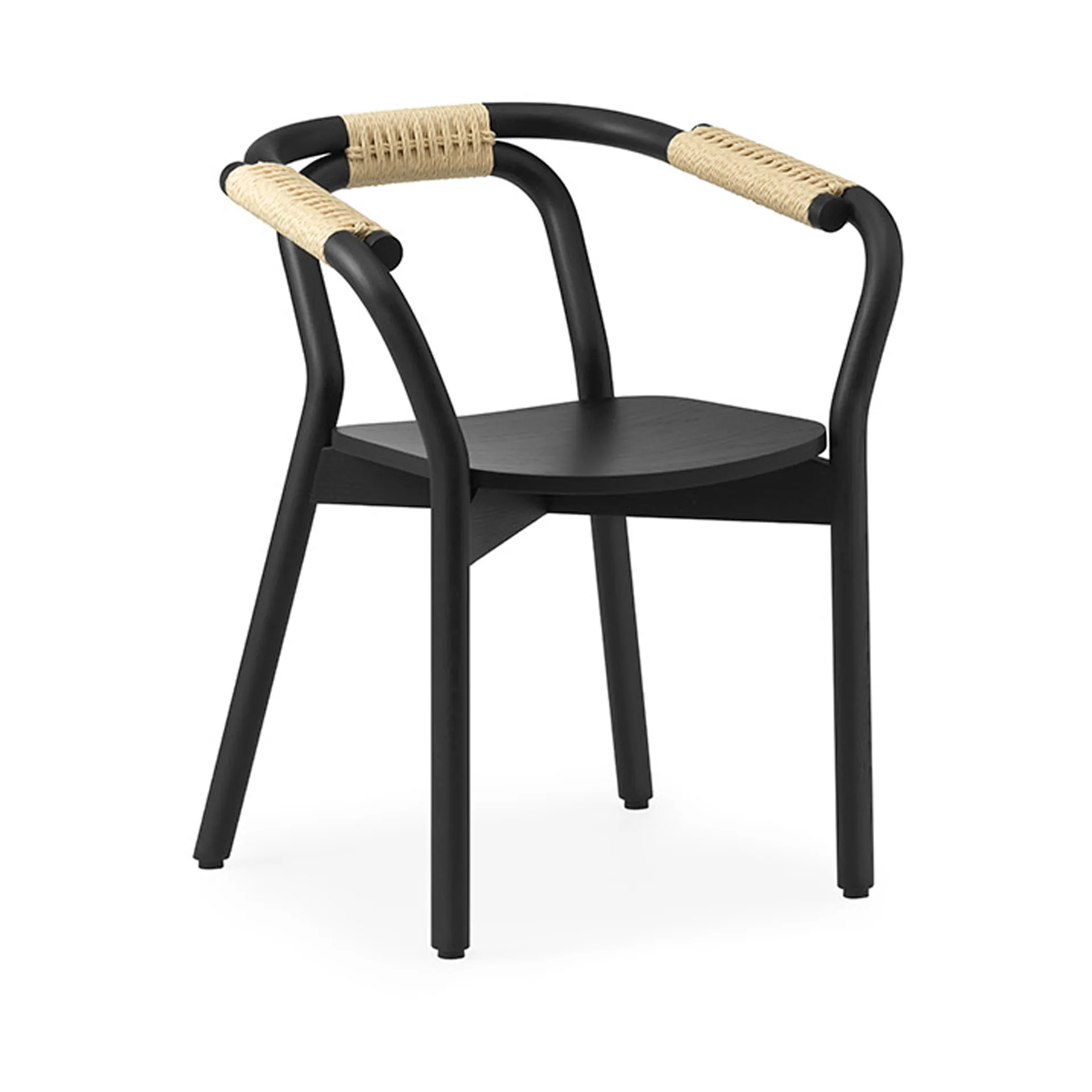 Knot stol, Svart-natur Normann Copenhagen
