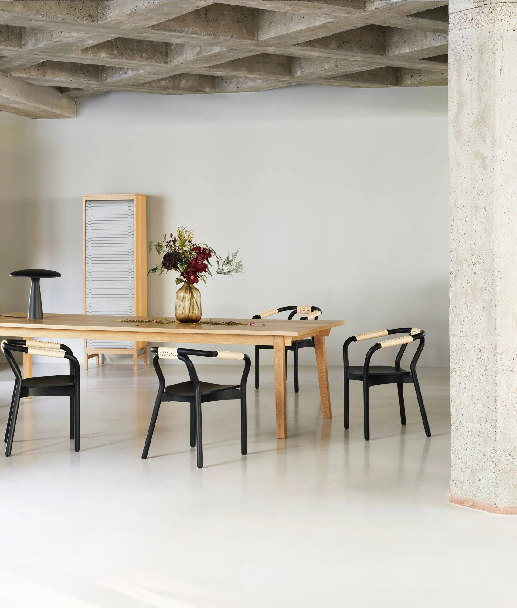 Knot stol, Svart-natur Normann Copenhagen