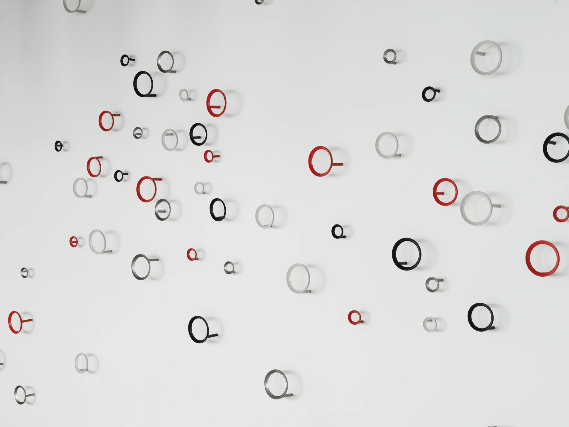 Loop krok medium Ø7,8 cm, Black Normann Copenhagen