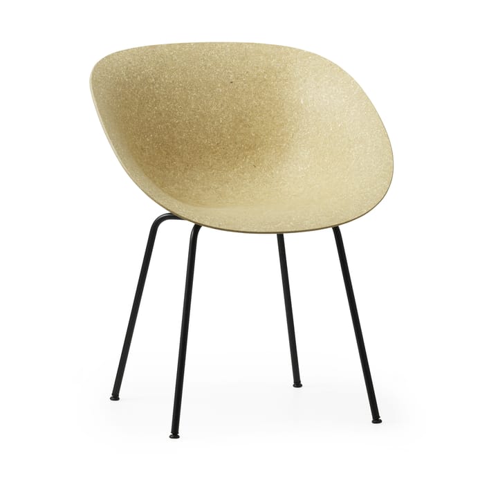 Mat Armchair karmstol, Hemp-black steel Normann Copenhagen