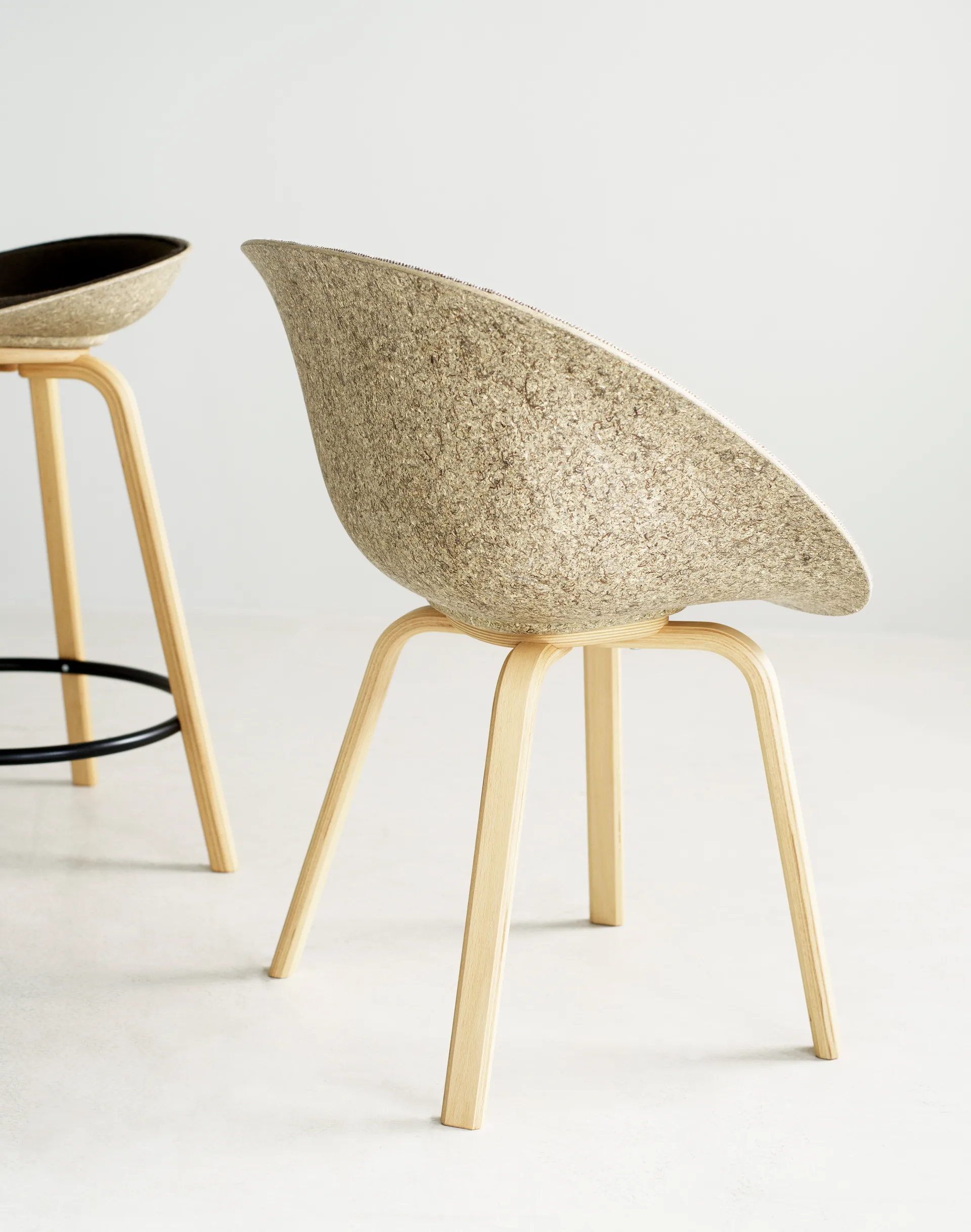 Mat Armchair karmstol, Seaweed-bøk Normann Copenhagen