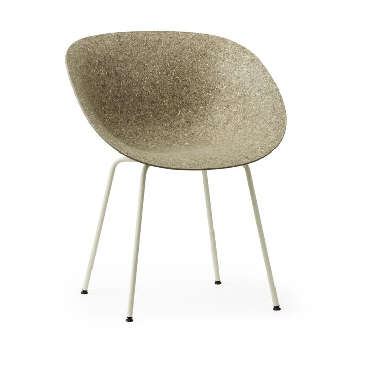 Mat Armchair karmstol, Seaweed-cream steel Normann Copenhagen