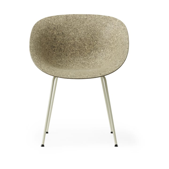 Mat Armchair karmstol, Seaweed-cream steel Normann Copenhagen