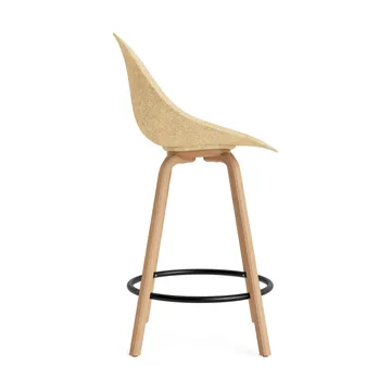 Mat Bar Chair barstol 65 cm - Hemp-beech-black steel - Normann Copenhagen