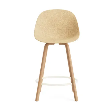 Mat Bar Chair barstol 65 cm - Hemp-beech-cream steel - Normann Copenhagen