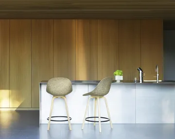 Mat Bar Chair barstol 65 cm - Seaweed-beech-black steel - Normann Copenhagen