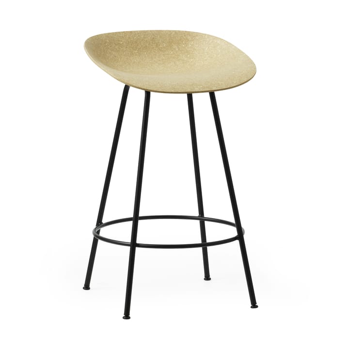 Mat Barstool barstol 65 cm, Hemp-black steel Normann Copenhagen