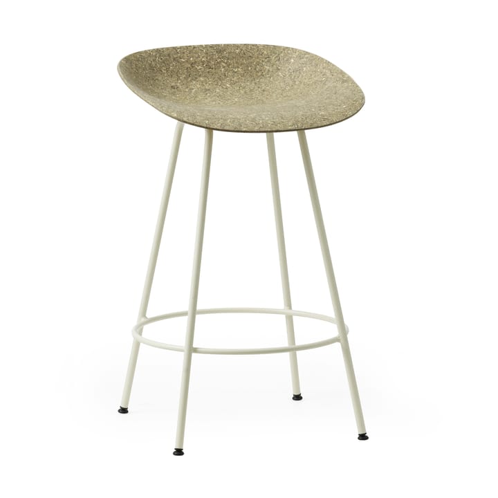 Mat Barstool barstol 65 cm - Seaweed-cream steel - Normann Copenhagen