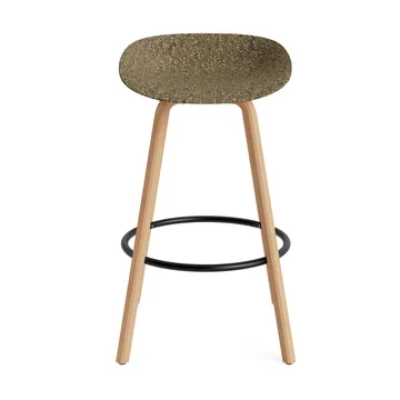 Mat Barstool barstol 75 cm - Seaweed-beech-black steel - Normann Copenhagen