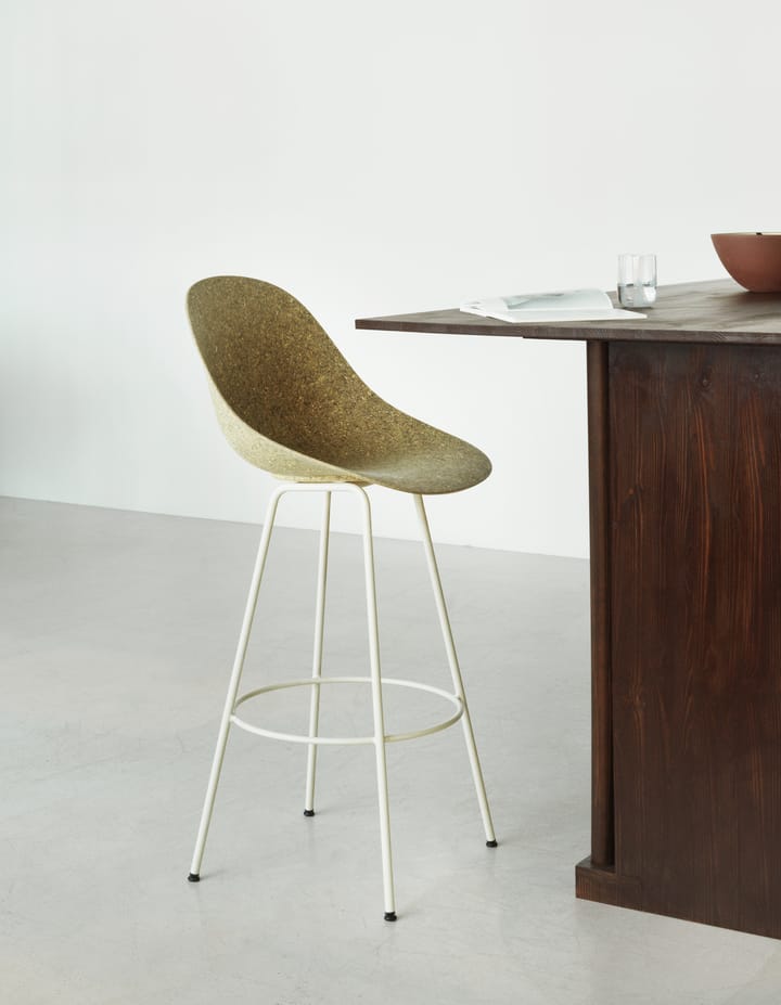 Mat Barstool barstol 75 cm, Seaweed-cream steel Normann Copenhagen