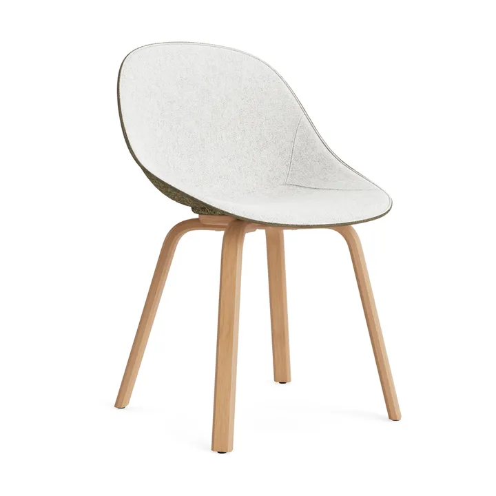 Mat Chair stol  fremsidepolstring - Hallingdal 110-seaweed-beech - Normann Copenhagen