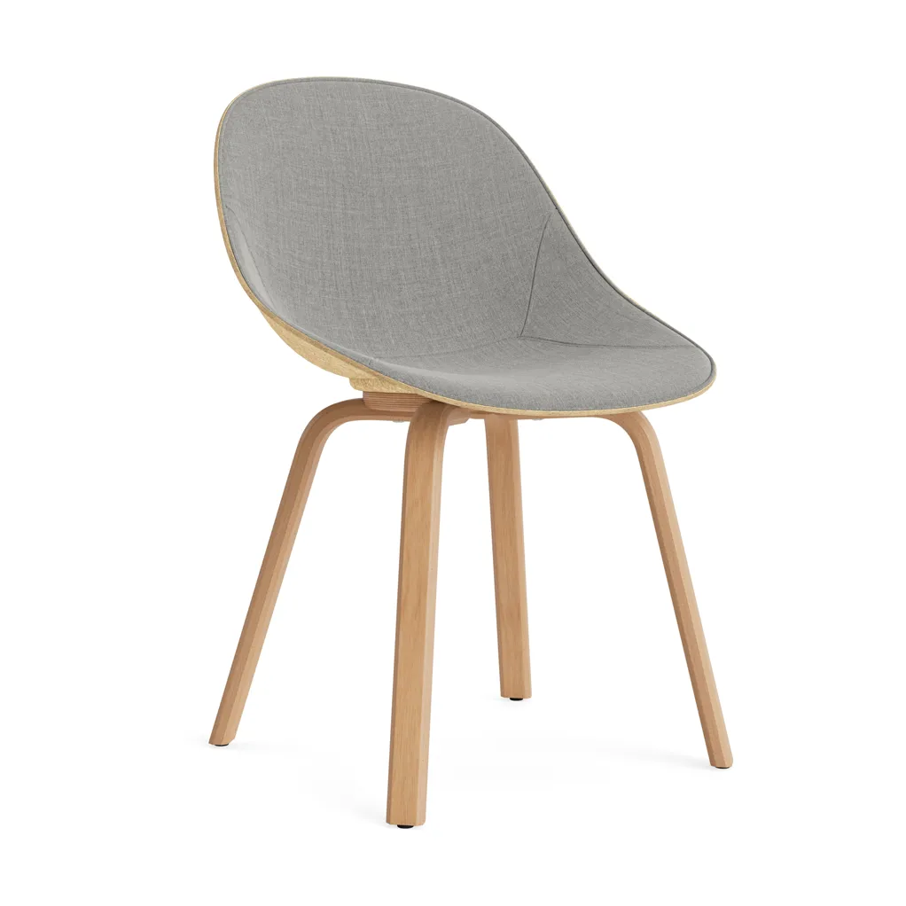 Mat Chair stol  fremsidepolstring, Remix 133-hemp-beech Normann Copenhagen