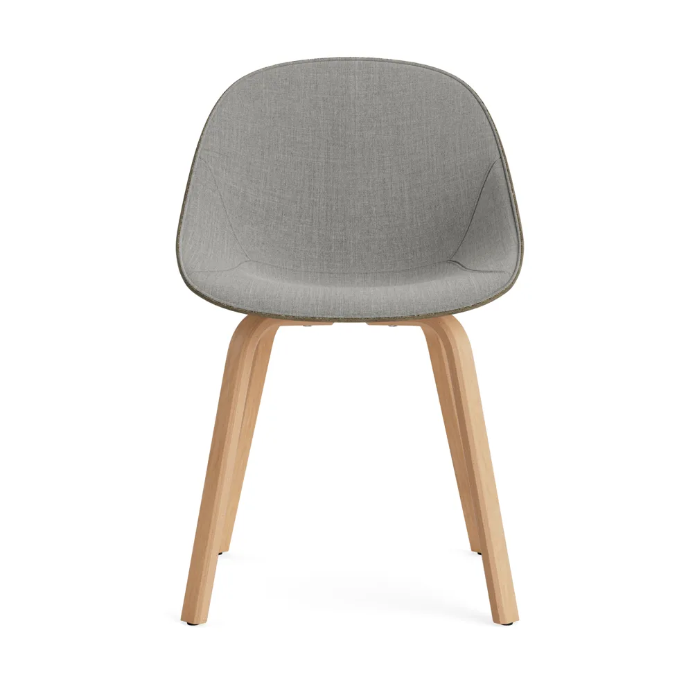 Mat Chair stol  fremsidepolstring, Remix 133-seaweed-beech Normann Copenhagen