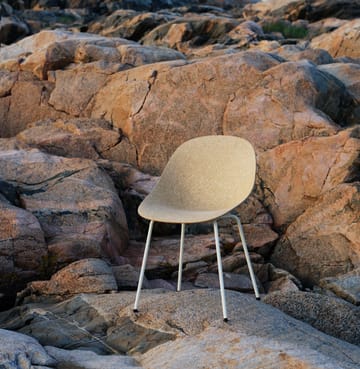 Mat Chair stol - Hemp-cream steel - Normann Copenhagen